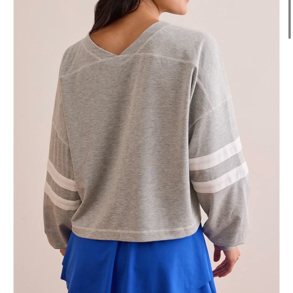 NEW Altar’d State AS Revival Gray Cropped Sweatshirt Size 3XL NWT - Picture 3 of 7